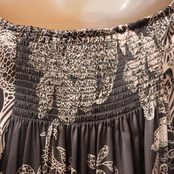 Odd Molly Silk Butterfly Print Purple Mini Dress Beaded Size 4 NWT - Picture 11 of 16